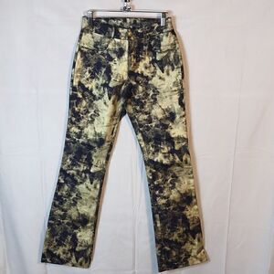 Rave 4 Real Gold Tie Dyed Women's Jeans